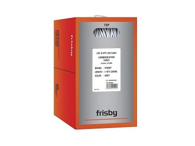 Frisby Cat6 Gri CCA Data Kablo (305m) (FR-CAT601)