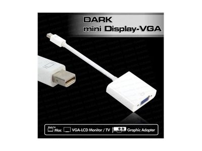Alternative view of Dark Mini DisplayPort to VGA Dişi Çevirici