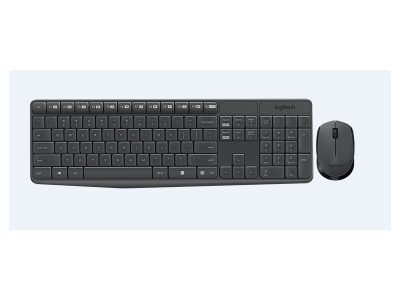 Logitech MK235 Kablosuz Set Siyah (920-007925)