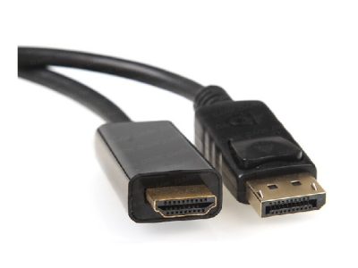 Alternative view of Dark DisplayPort to HDMI kablo (1.8m) 4K