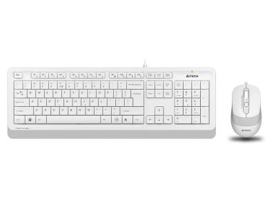 A4-Tech Kablolu Set Beyaz (F1010-B)