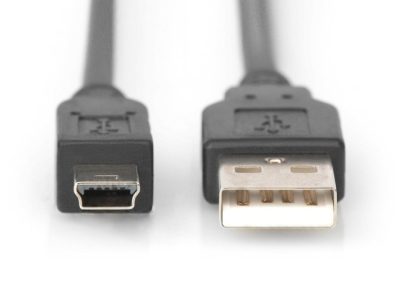 Alternative view of Digitus AK-300108-018-S USB2.0-MiniUSB Kablo(1.8m)