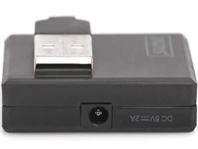 Alternative view of Digitus USB 2.0 Çoklayıcı Kablolu Siyah(4 Port)