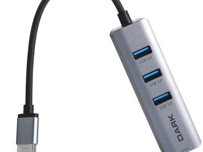 Alternative view of Dark DK-AC-USB332GL USB3.0 to 3xUSB3.0+RJ45 Çevrci