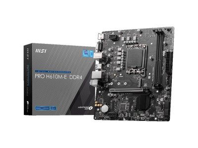 MSI Pro H610M-E D4 1700P Vga Hdmi