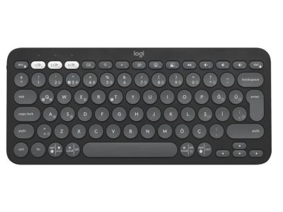 Logitech K380s Çakıl Tuşlu Bluetooth Klavye Siyah