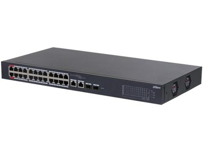 Alternative view of Dahua 24 Port 100Mbps Cloud PoE (CS4226-24ET-375)