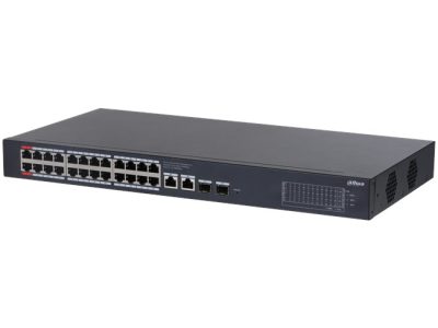 Alternative view of Dahua 24 Port Gigabit Cloud PoE (CS4228-24GT-375)