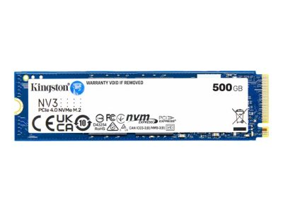 Kingston NV3 500GB M.2 NVMe SSD (5000-3000MBs)