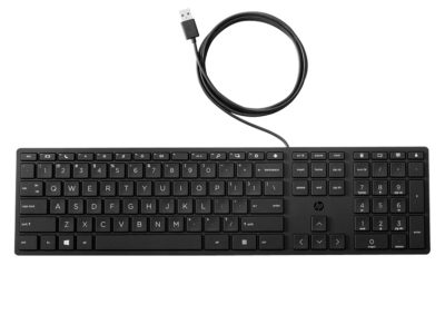 HP 320K Kablolu Klavye Siyah (9SR37AA)
