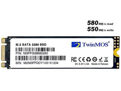 TwinMOS Internal 512GB M.2 2280 SATA3 SSD