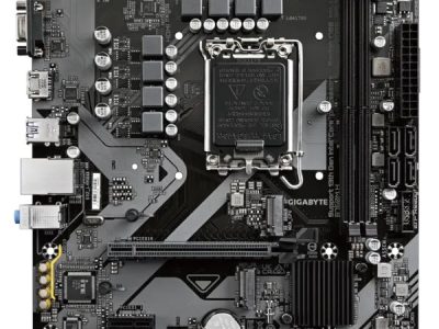 Alternative view of Gigabyte B760M H D5 1700P Vga Hdmi