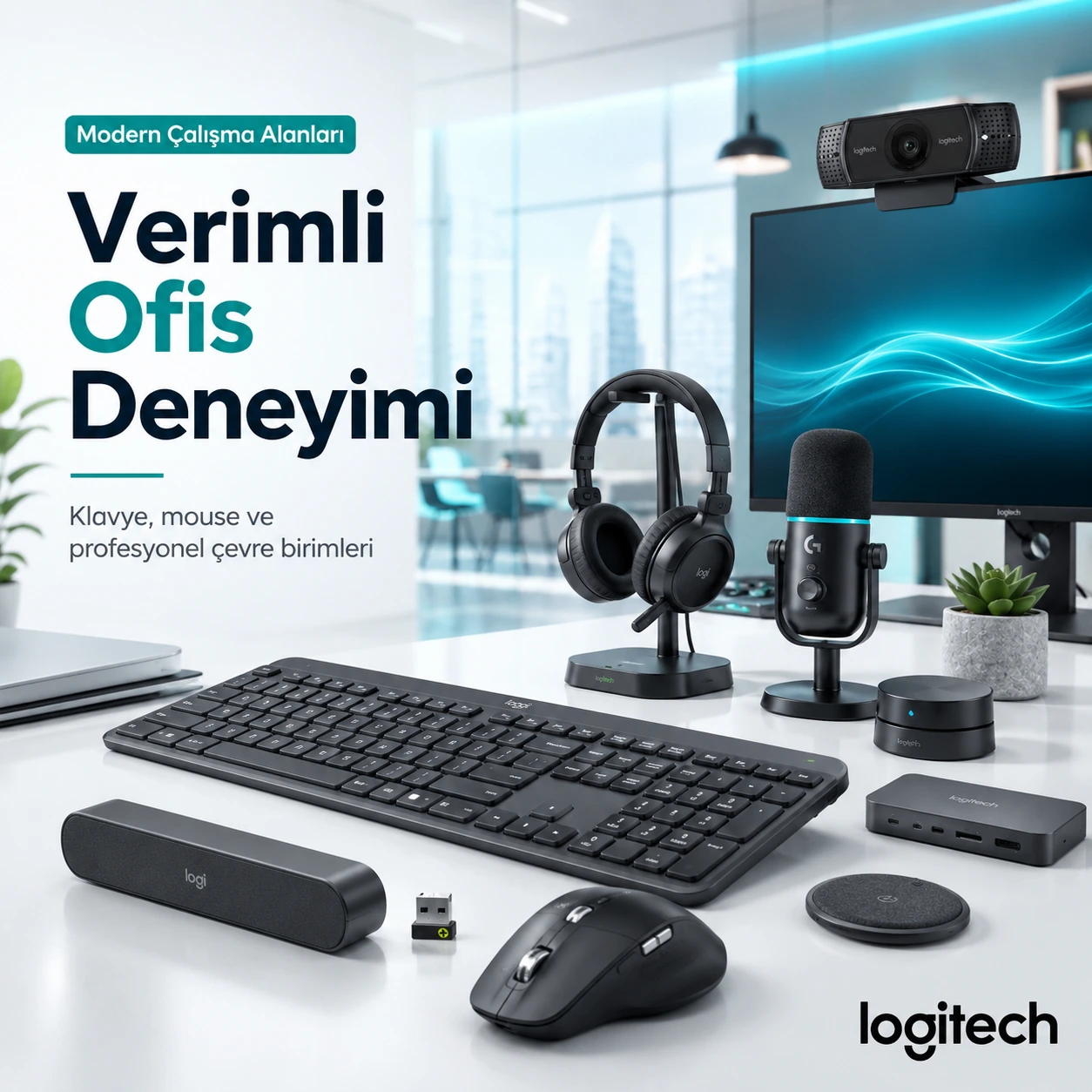 Logitech Verimli Ofis Deneyimi